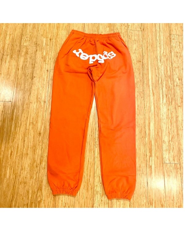 Sp5der Worldwide × Young Thug Sweatpants Orange